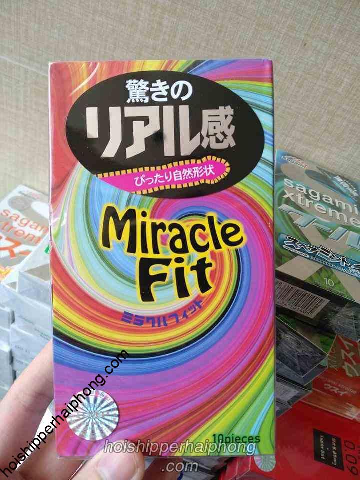 Bao cao su Sagami Miracle Fit 3 - hoishipperhaiphong